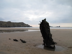 20130223 King Arthur's stone and Rhossilli beach
